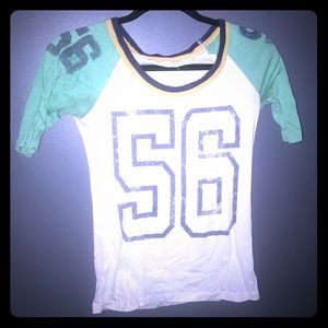 Baseball style tee